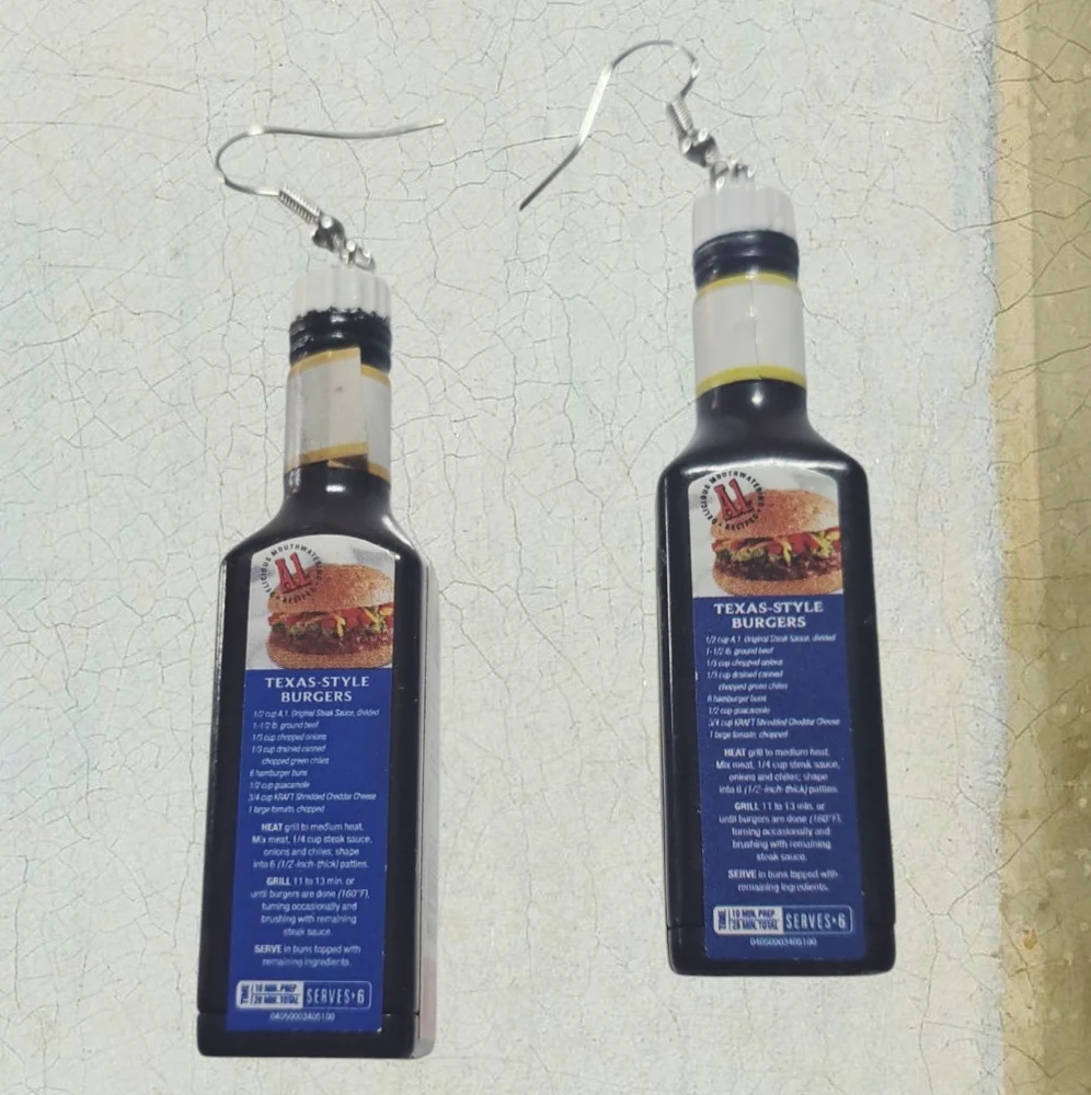 GIFTED TO CAT with BUNDLE Zuru Mini Brands ~ Tiny Handmade Earrings - Picture 2 of 2